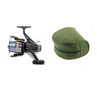 Lineaeffe Free Carp Freespool Carp Runner Fishing Reel with Line + Padded Case