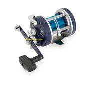 LINEAEFFE GTL 500 SEA BOAT FISHING LARGE MULTIPLIER REEL PRELOADED BLUE LINE
