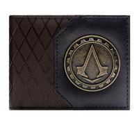 LINEAGE(リニエージ) Assassin's Syndicate Creed Jacob Led Revolution Wallet Bi-Fold ID & Card Holder, Brown