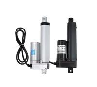 linear actuator 100mm 12V linear electronic starter 24V 48V 100/200/300/500/600/750/800/900/1100/1300/1500N IINKUEYK(12V 700N 15mm.s,Black 100mm)