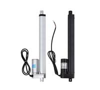 Linear Actuator 12V/24V DC electronic starter 400mm Stroke Linear Motion Controller 100/300/500/700/1000/1200/1500N MQXFCZUX(12V 500N 20mm s,White 400mm)
