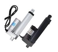 Linear Actuator 300mm 250mm 12V/24V Stroke dc linear motion 100/300/500/700/1000/1200/1500N(12V 700N 15mm s,White 250mm)