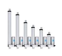 Linear actuator 50/100/150/200/250mm stroke 12V 24V linear actuator electronic starter 100/300/500/700/1000/1200/1500N MQXFCZUX(24V 100N 60mm s,Stroke 50mm)