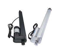Linear actuator 500mm Stroke 12V 24V Linear Actuator electronic starter 100/300/500/700/1000/1200/1500N Silvery ICXLPMC(12V 700N 15mm s,White 500mm)