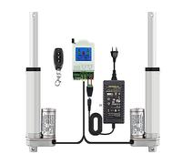 Linear Actuator, Synchronous Linear Actuator, 1 Control 2 50mm 100mm 150mm 200mm 300mm 400mm Stroke Motor for Doors Windows(400mm Stroke,500N 20mm s)