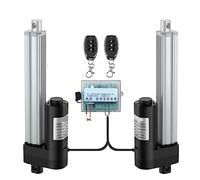 Linear Actuator, Synchronous Linear Actuator, 12V 24V 50-400MM Stroke Super Quiet with 2 Remoto Controller 1500N 3000N 4000N Thrust DC Gear Motor(150mm Stroke Length,12V 4000N)