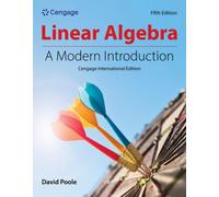 Linear Algebra: A Modern Introduction, Cengage International Edition