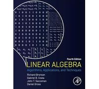 Linear Algebra: Algorithms, Applications, and Techniques