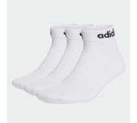 adidas Linear Ankle 3 Pack Socks White