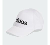 adidas Unisex Linear Baseball Cap, White/Black, XS-S