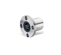 Linear Bearing LMEF12UU LMEF16UU LMEF20UU LMEF25UU LMEF30UU Linear Motion Bushing ABEC-1 Circular Flange Type Linear Bearing European Linear Ball Bearings(LMEF16UU A1 10PCS)