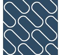 Linear Curve Wallpaper Navy Blue Catherine Lansfield 206503