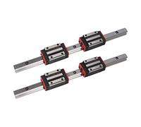 Linear Cutting Guide Rail Set, HGR15 Linear Guide Rail With HGH15CA Blocks 400-600mm Pack Of 6 For CNC(Hgw15cc,600mm)