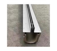 Linear Drainage Channel Kit for Driveway, Park, Pool Deck - Features Trench Covers and Grates, Low Profile Floor Drain