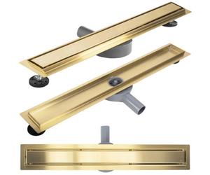Linear Drainage Rea Neox Pro 900 Brush Gold, Stainless Steel