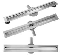 Linear Drainage Rea Neox Slim Pro 900 Brush Steel, Stainless Steel