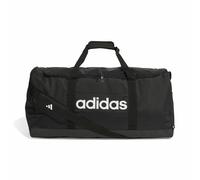 adidas Unisex Essentials Linear Duffel Bag Duffel Bag, Black/Black/White, L