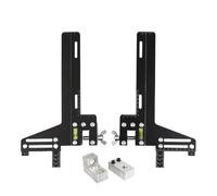 Linear Elevator Guide Gauge Single Rail With Scale 36x23x6cm Positioning Stainless Steel Ruler Elevator Rail Calibration Guide Single Track Positioning Ruler For Lift Industrial Construction Maintenan