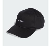 adidas Unisex Linear Embroidery Baseball Cap, Black/White, S-M