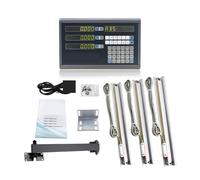 Linear Grid, Yh800 LCD Digital Readout Set Kit and Linear Scale 0-1000Mm Linear Encoder for Lathe Mill CNC Machines,Only One 3 Axis (3 Axis Set)