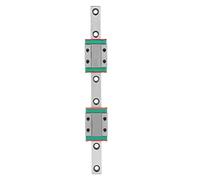 Linear Guide Rail, 150mm Linear Motion Rail, MGN9B Linear Guide Rail 9mm Width with 2pcs MGN9B Rail Block