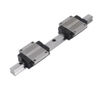 Linear Guide Rail, 300mm Linear Sliding Guide with 2PCS HGW20CC Slide Blocks for Automated Machines CNC DIY Project