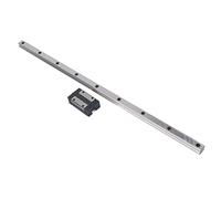 Linear Guide Rail Kit with Ball Bearing Steel Block, Linear Bearing Slider for 3D Printers and CNC Machines, High Speed Motion Guide Rail with Wear Slider (500mm)
