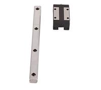 Linear Guide Rail Kit with Ball Bearing Steel Block, Linear Bearing Slider for 3D Printers and CNC Machines, High Speed Motion Guide Rail with Wear Slider (200mm)