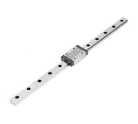 Linear Guide Rail, MGN12H Black Miniature Linear Rail Guide 12mm Width Slide Block (250mm) (300mm)