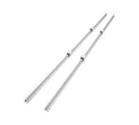 Linear Guide Rail Set 1800mm 2PCS 70.9in Guide Rail and 4PCS Slide Block for Automated Machine Project CNC Router Machines IINKUEYK