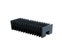 Linear Guide Telescopic Dust Cover, Linear Guide Dust Cover for HGR15 HGR20 HGR25 HGR30 200-1000mm Compression Ratio 10:1(for Hgr20,550mm)