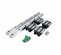 Linear Guides 2 Pcs 2000-4000mm Linear Rails HGR20 HGR25 Docked Rail + 4 Pcs HGH25CA Slides Carriages (Color : 2 Rails 4 HGH20CA, Size : 3800mm)