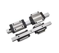 Linear guides, linear motion slide guides 2pcs HGR15 Linear Guide Rail Length 180-1000mm + 4pcs HGH15CA Block Carriage(240mm)