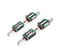 Linear guides, linear motion slide guides 2pcs Linear Guide Rail HGR25 Length 600mm + 4pcs HGH25CA Slider Blocks