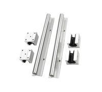 Linear guides, linear motion slide guides Length 300-1000mm 2pcs SBR25 Linear Guide Rail + 4pcs SBR25UU Ball Bearing Block Slider Sets(300mm)