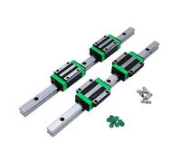 Linear Guides, Linear Sliding Guide Rail and Slide 1 Kit Ball Screw SFU1610 + 2pcs HGR15 Linear Guide Rail + 4pcs HGH15CA Slider Blocks(600mm)