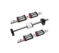 Linear Guides, Linear Sliding Guide Rail and Slide 20mm Linear Rails HGR20 Square Guide with HGH20CA Carriages Slides and SFU1605 Ball Screw Kit(500MM)