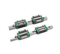 Linear Guides, Linear Sliding Guide Rail and Slide 2pcs HGR15 Linear Guide Rail Length 200-1000mm + 4pcs Slider Block HGH15CA(850mm)