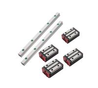 Linear Guides, Linear Sliding Guide Rail and Slide 2pcs HGR20 Quare Linear Guide Rail Length 200-1000mm + 4pcs HGH20CA Slider Block(450mm)