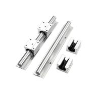 Linear Guides, Linear Sliding Guide Rail and Slide 2pcs SBR16 16mm Support Round Linear Guide Rail+ 4pcs SBR16UU Slide Block(700mm)