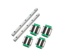 Linear Guides, Linear Sliding Guide Rail and Slide 4pcs HGW20CC Slider Block + 2pcs HGR20 Quare Linear Guide Rail Length 200-1000mm(550mm)