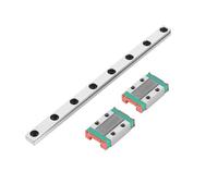 Linear Guides, Linear Sliding Guide Rail and Slide MGN7 Miniature Linear Guide Rail + 2pcs MGN7C Slider Carriage for 3D Printer Part(800mm)
