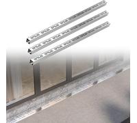 Linear gutter strainers 3 Pcs Narrow Channel Drain Grate 304 Stainless Steel Outdoor Drainage System Rectangular Trough For Pool Patio Yard Bathroom Kitchen Water Diverter
