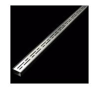 Linear gutter strainers Shallow Channel Drain Kit For Outdoor Patio 3.28 Ft Removable Trench Drain System With Slim Drainage Grille Ideal For Garden Sidewalk Parking And Farm 100X5X3Cm Cover