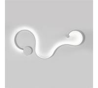 Linear LED Wall Light, Indoor Wall Sconce, Alien Shape Design Wall Mounted Lamp, 3-Color Temperature Wall Lighting Fixtures for Bedroom Bedside Living Room Dinning Room