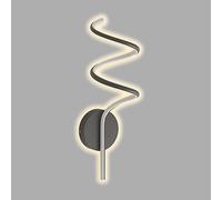 Linear Long Wall Light, Metal Spiral Bedside Sconce, Simple Living Room Decorative Lighting Lights, Modern LED 3 Color Mode Lamp,Chandelier