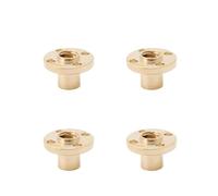 Linear Motion Ball Screw Machine Parts 1~10PCS Trapezoidal T8 Screw Nut 8mm Copper Screws For Stepper Motor Lead Diameter 10mm Pitch 2mm Brass(Style A 4pcs)