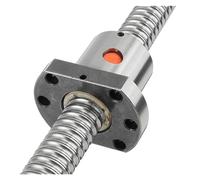 Linear Motion Ball Screw Machine Parts 1PC Ball Screw SFU1204 1200-1500mm+Round Hole Flange Sliding Table Nut(1350MM)