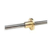Linear Motion Ball Screw Machine Parts 1PCS T14 Trapezoidal Rod Lead Screw Thread 14mm 3 Mm With Brass Nut L=150mm-1000mm(1000mm)
