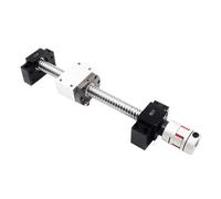 Linear Motion Ball Screw Machine Parts 2pcs SBR16LUU+SFU1610 Ball Screw Length 200mm-1000mm+BKBF12 End Support+Coupling+DSG16H+Ball Nut Linear Rail For XYZ(200mm)